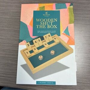 Wooden Shut the Box | Strategy Board Game